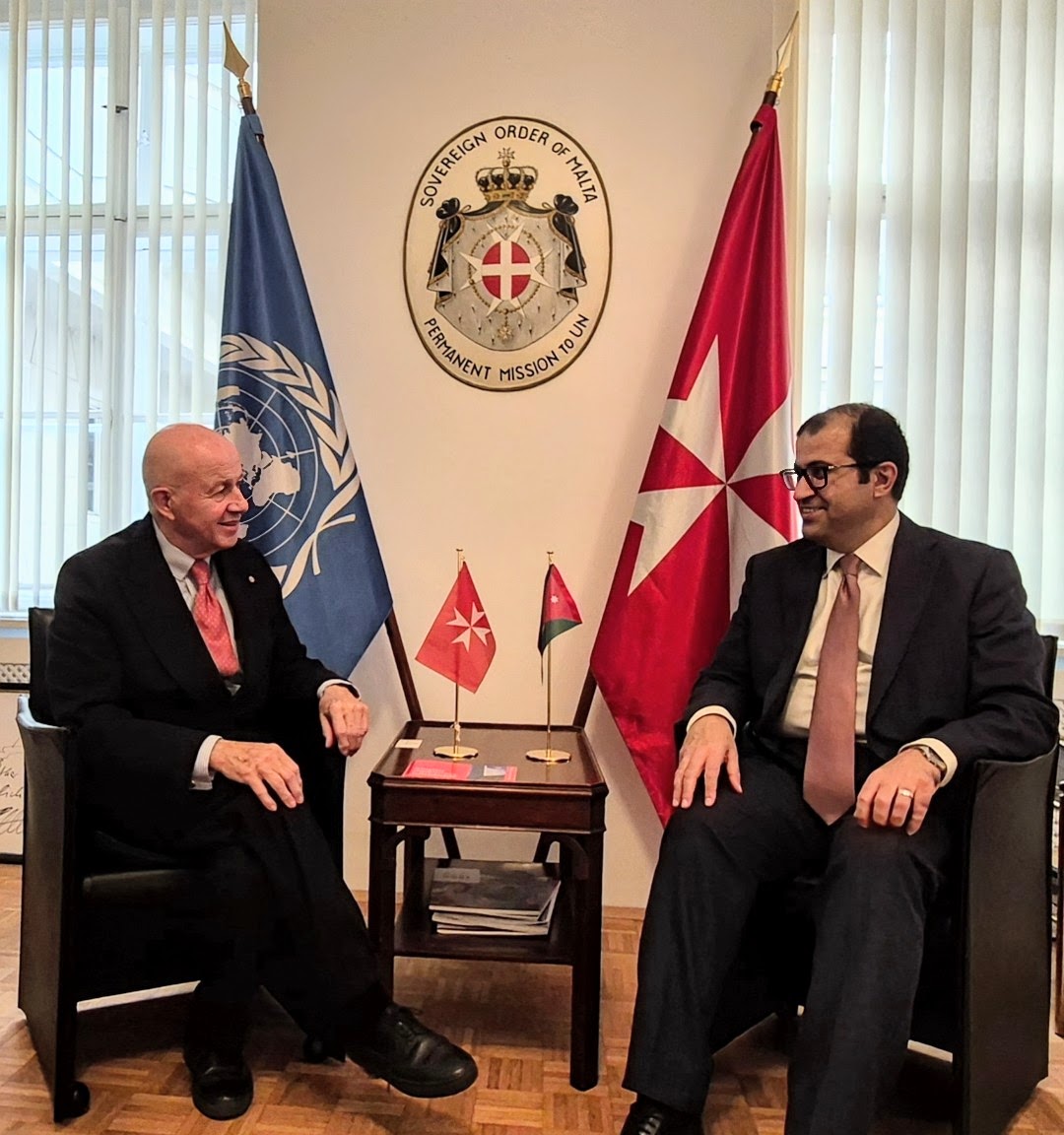 Meeting with H.E. Ambassador Mohammed Hindawi to the Permanent Observer Mission of the Order of Malta