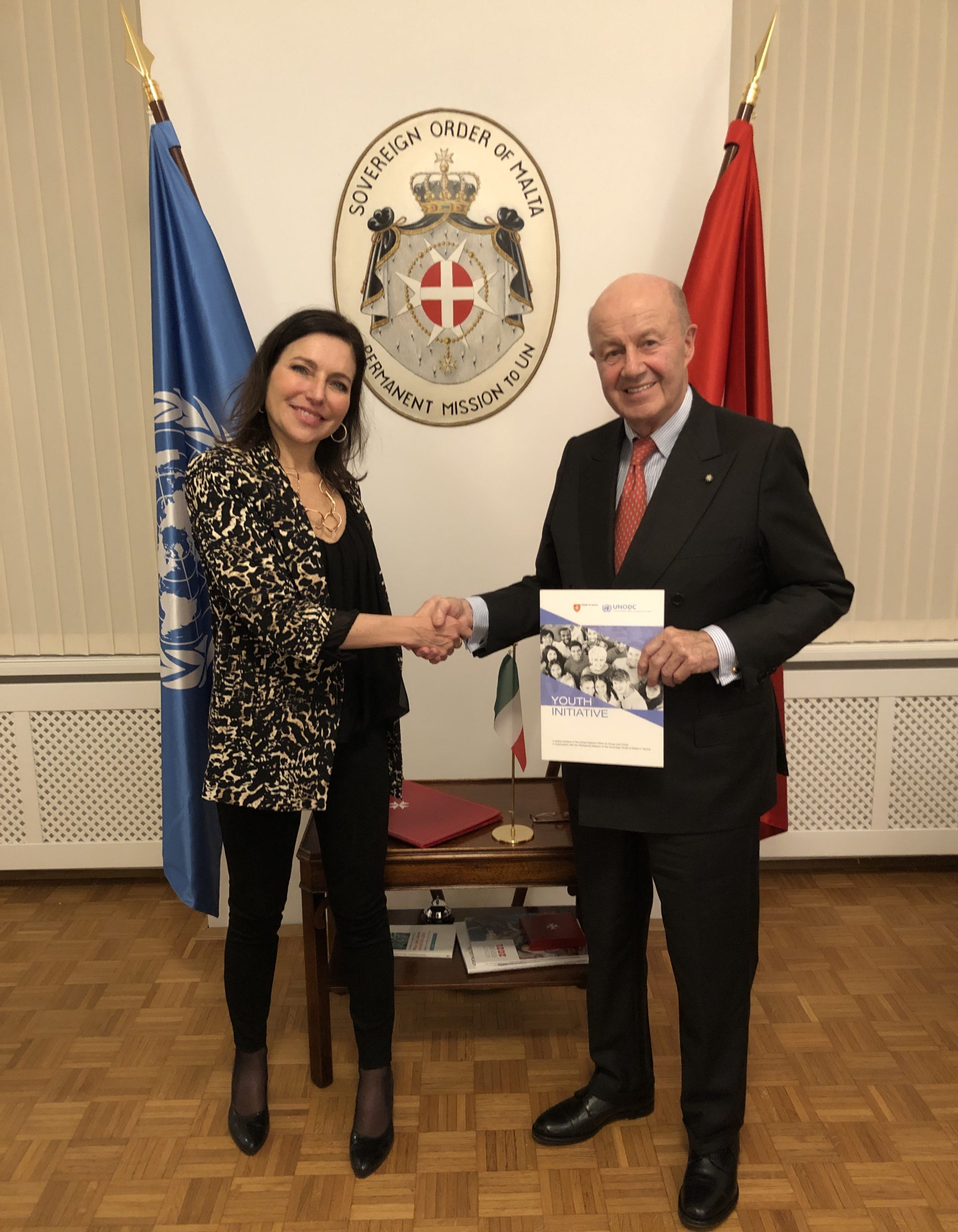 Collaboration with H.E. Ambassador Debora Lepre to the Permanent Observer Mission of the Order of Malta